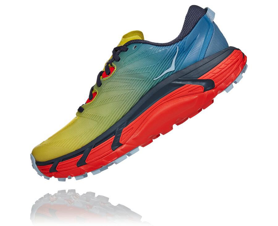 Tenis Trail Hoka One One Masculino Azuis - Mafate Speed 3 - 856-INQGLY